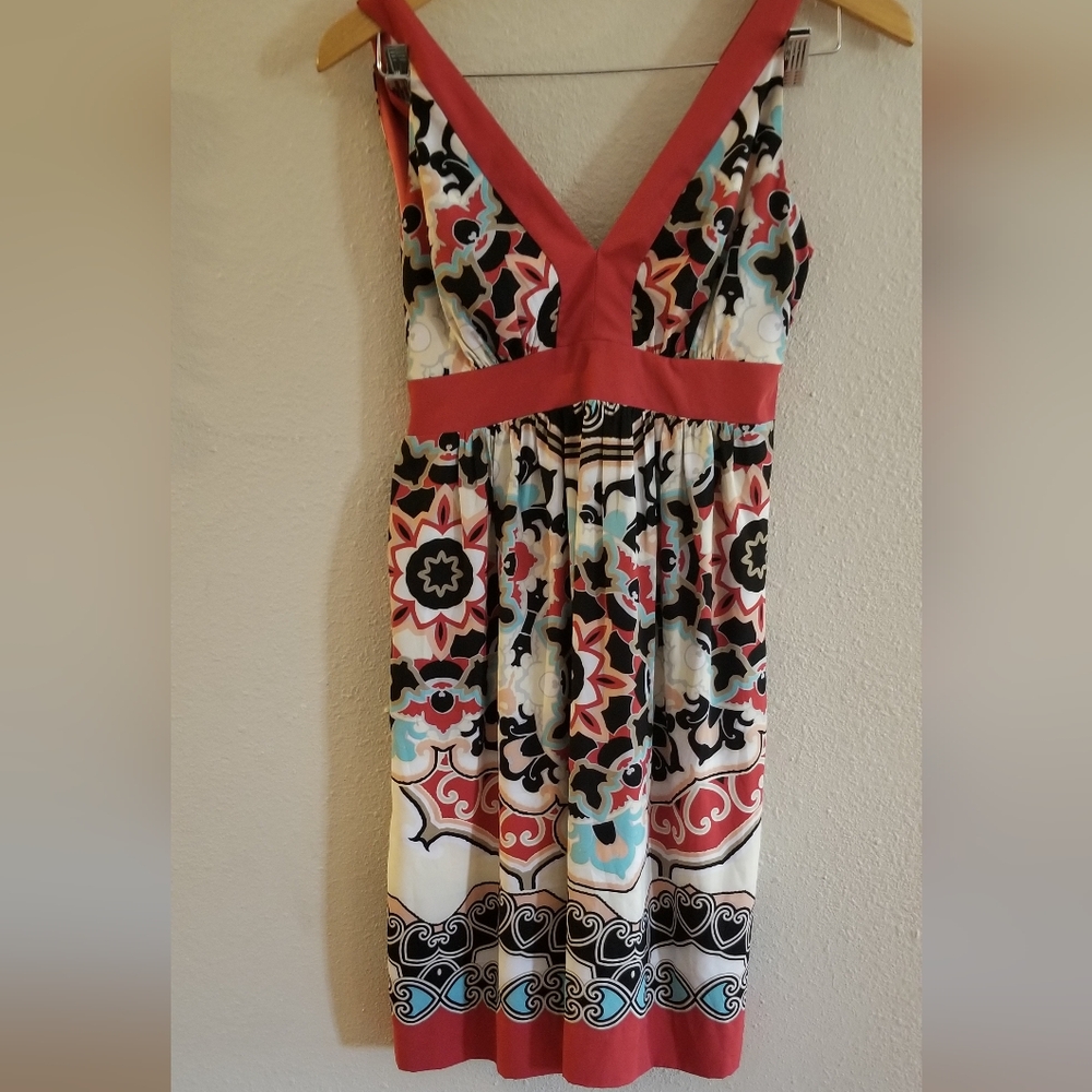 Trulli floral halter style dress size 6P